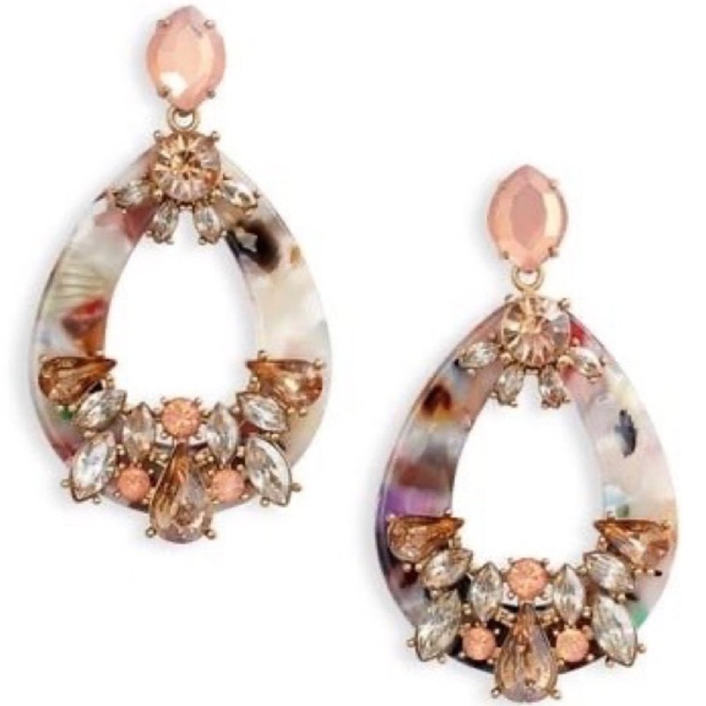 Stella & Dot | Pastel Jeweled Versatile [V] Dew Drop Statement-to-Stud E…